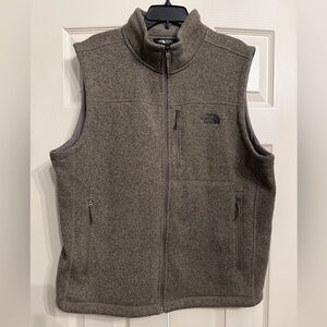 North Face Men’s Heather Brown Vest XL Excellent Condition